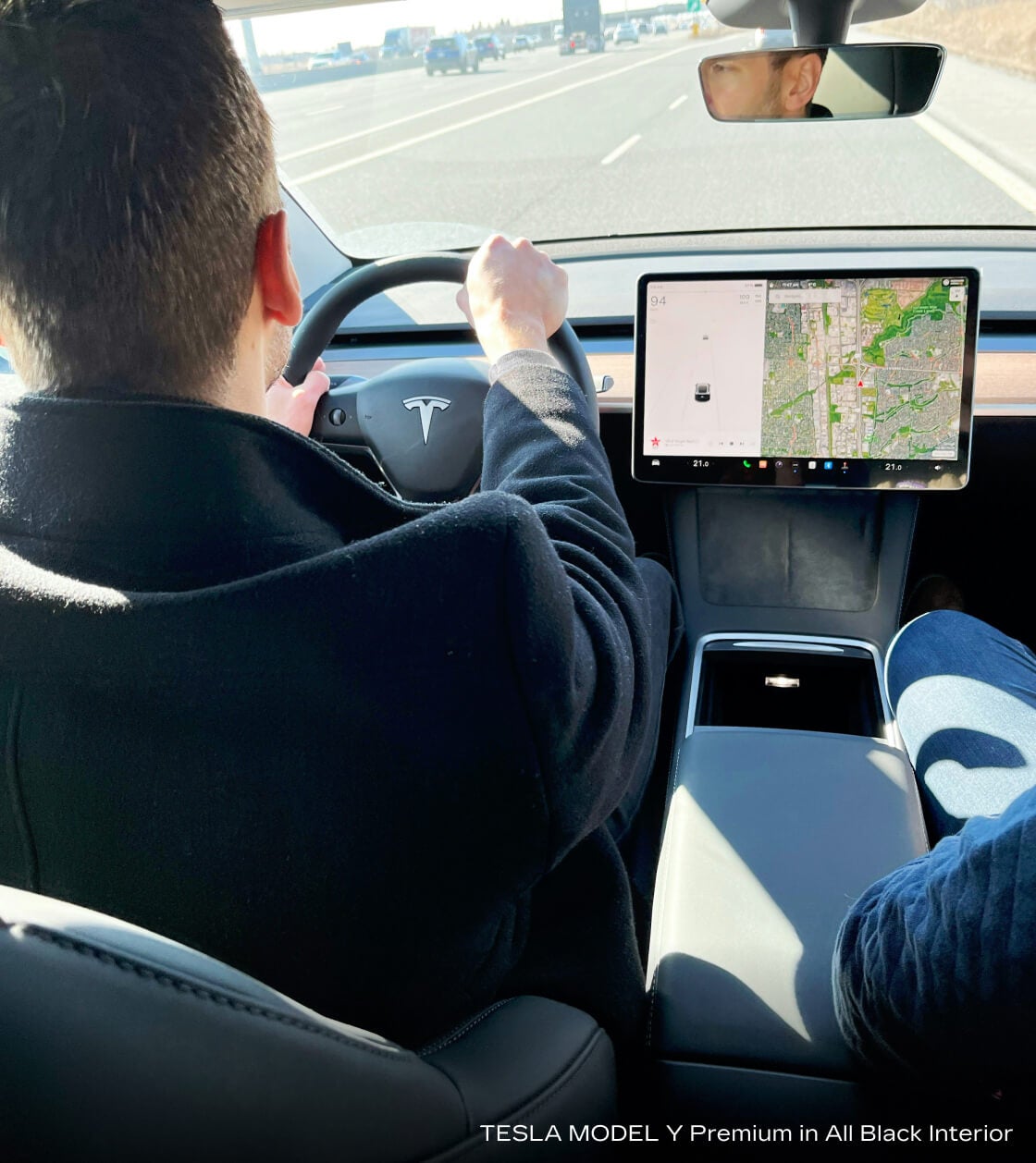 Tesla Model Y Premium in all Black Interior