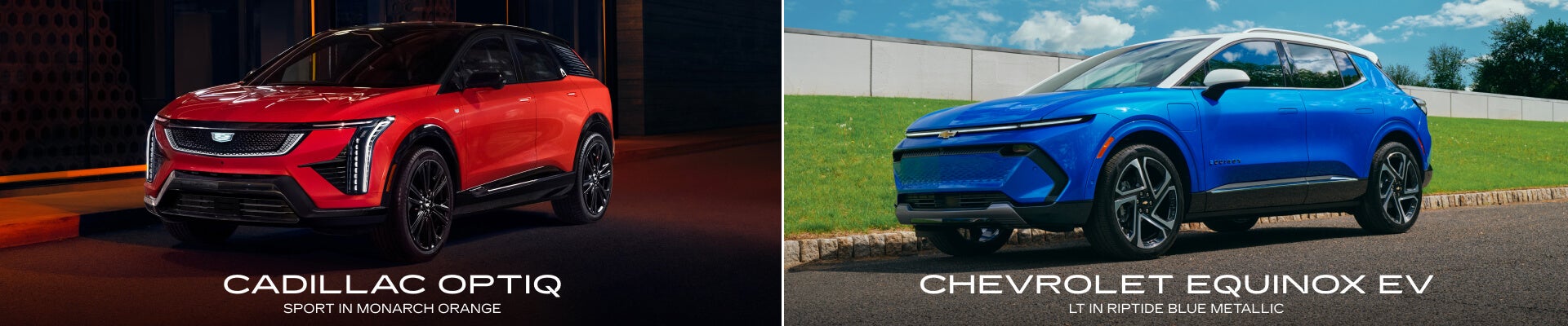 Cadillac OPTIQ Vs Chevrolet Equinox EV